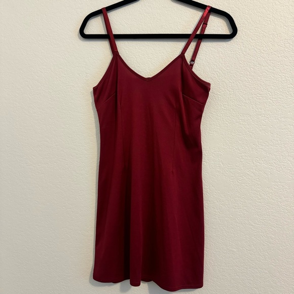 Adrianna Papell Knit 100% Merino Wool Lined Sweater Dress in Deep Red. S… - Picture 15 of 15